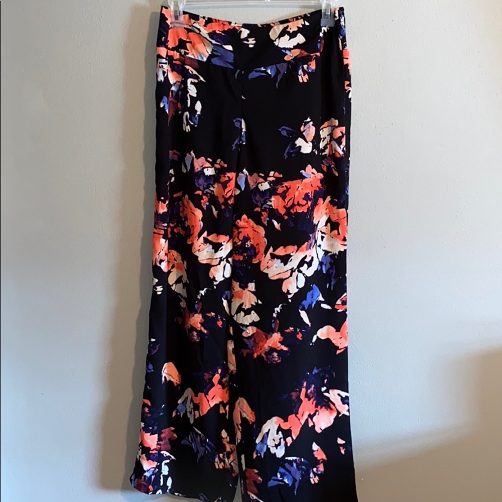Floral Wide Leg Pants (Clearance)